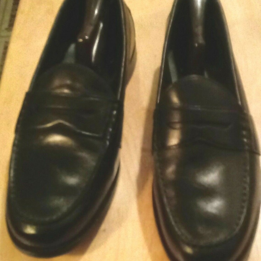 Nunn Bush Comfort Gel Black Leather Men's Shoes 12